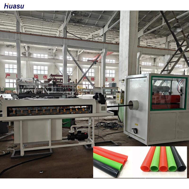 Линия экструзионной трубы с одной стеной с Siemens Schneider Main Electrics, 38CrMoAlA баррельным материалом и дистанционным управлением PLC