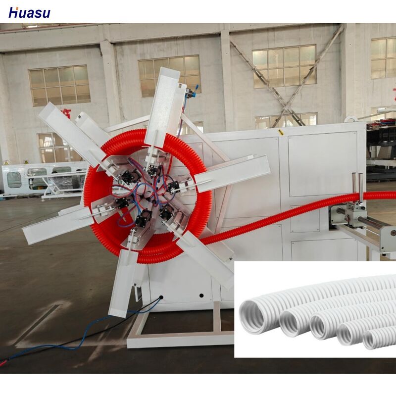 Сименс Шнайдер Однослойная гофрированная труба Экструзионная линия ПЛК Управление Дистанционное управление Прочное оборудование