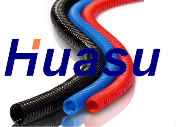 Машинное оборудование трубы из волнистого листового металла PE одностеночное для проводов и кабеля проходя линию штранг-прессования труб