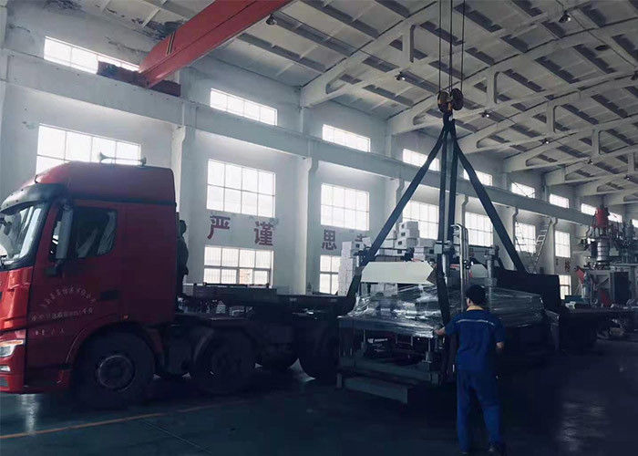 завод машины штранг-прессования производственной линии трубы из волнистого листового металла стены 110mm 160mm двойной