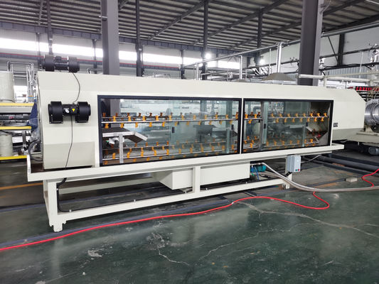 Single Screw Double Wall Pipe Extrusion Line By Siemens For Smooth Extruding Process