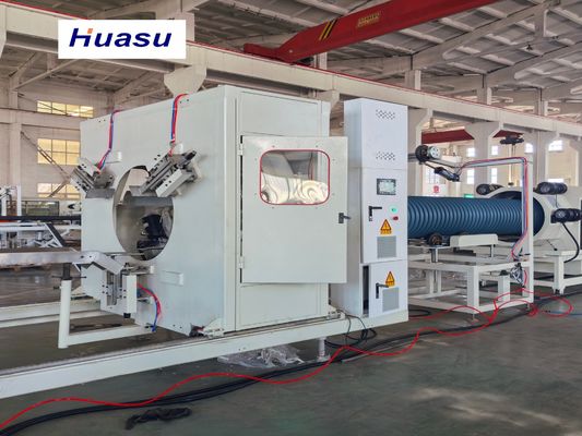 Plastic Corrugated Pipe Extrusion Line with 32-1600mm Pipe Diameter Featuring Siemens PLC System and High-Efficiency Cooling