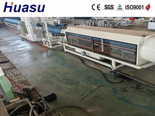 Double Wall Corrugated Pipe Extrusion Line 32-1600mm PVC PE MPP