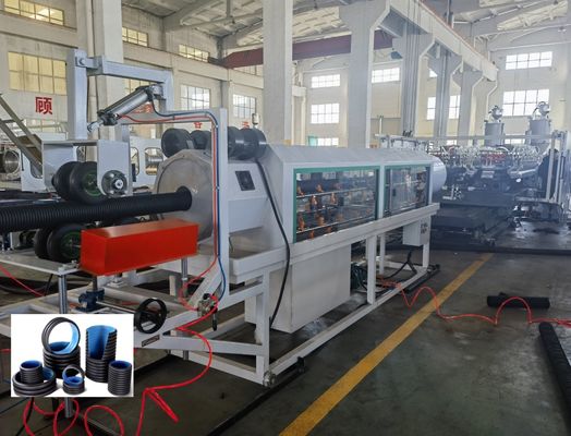 HDPE PP Double Wall Corrugated Pipe Extrusion Line 32-1600mm