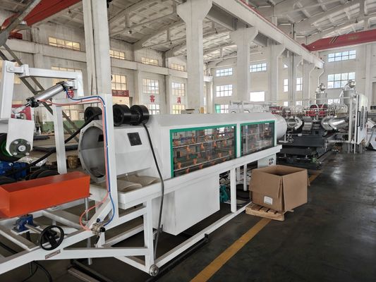 PE Double Wall Corrugated Pipe Extrusion Line 1600mm with Siemens PLC