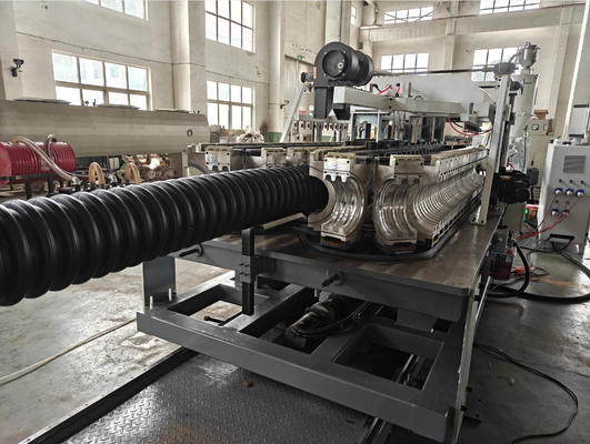 Automatic Single Wall Corrugated Pipe Extrusion Line with Deep Screw Channel for HDPE Pipe Production