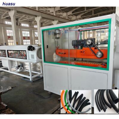 Double Wall Corrugated Pipe Extrusion Line with Siemens Beide AC Motor 48 Mould Quantity and 33:1 Screw Ratio