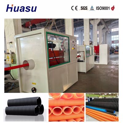 PLC Control Energy Saving Single Wall Corrugated Pipe Extrusion Line with 32mm-1600mm Pipe Diameter Range
