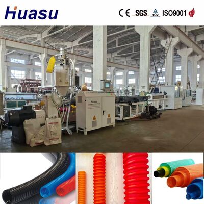 High Automation Cable Protection Pipe Extrusion Line with PLC Remote Control for Pipe Diameter Range 32mm-1600mm