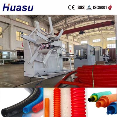 Full Automatic Single Wall Corrugated Pipe Extrusion Line with 32mm-1600mm Pipe Diameter and 60-2000kg/h Output