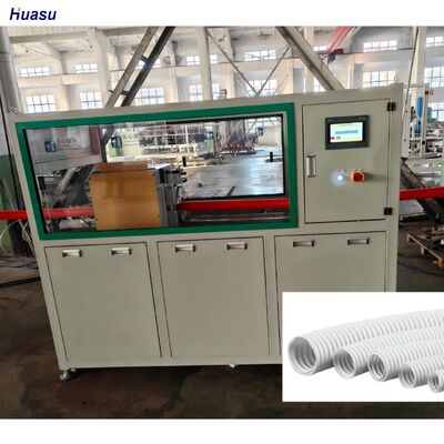 Automatic corrugated pipe production line with 1 Year Waranty Time providing pipe extrusion process and long term durability