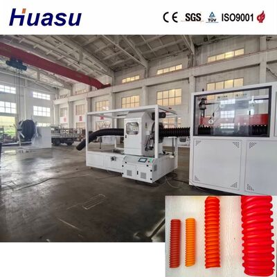Manufacturing Single Wall Spiral Corrugated Pipe Spiral Pipe Making Machine for HDPE PE PP PVC MPP Material Processing