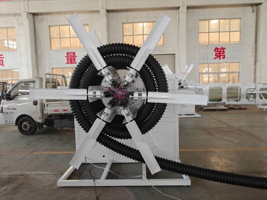 Water Cooling Corrugated Pipe Production Line with Line Length 10m to 30m Supporting Various Pipe Extrusion Applications