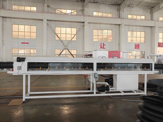 High Speed Double Wall Corrugated Pipe Production Line Plastic Processed PP PE Integrated Extrusion and Forming Equipment